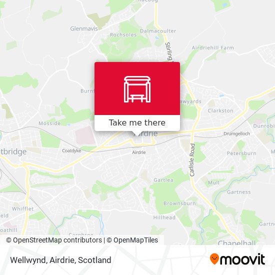 Wellwynd, Airdrie map