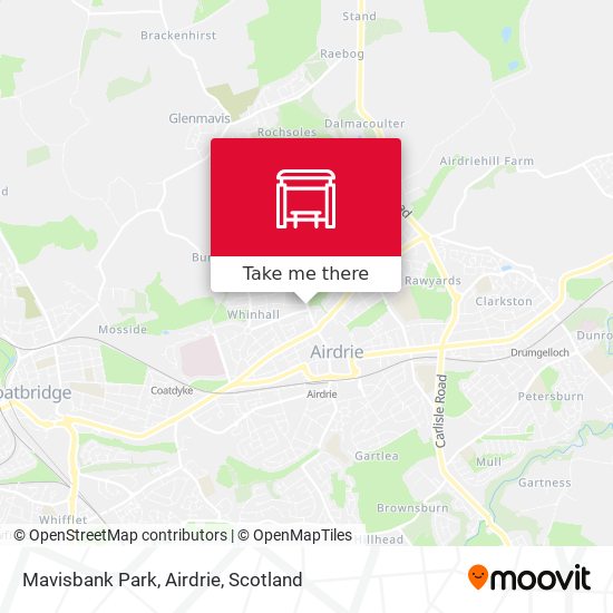 Mavisbank Park, Airdrie map