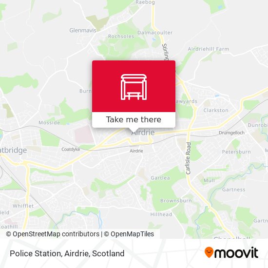 Police Station, Airdrie map