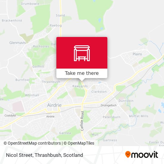 Nicol Street, Thrashbush map