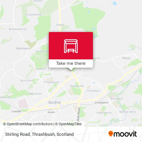 Stirling Road, Thrashbush map