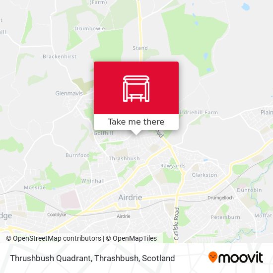 Thrushbush Quadrant, Thrashbush map