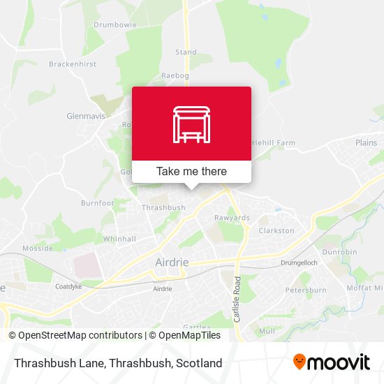Thrashbush Lane, Thrashbush map