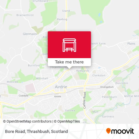 Bore Road, Thrashbush map