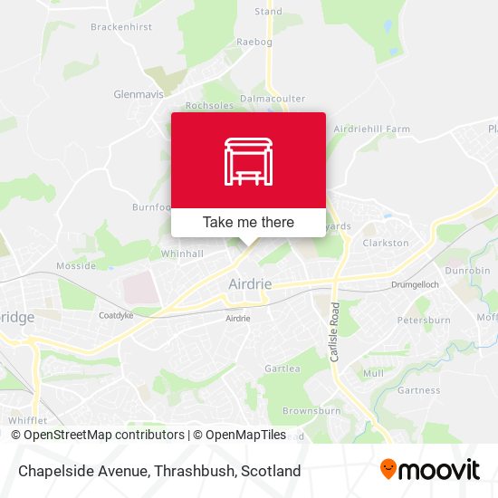 Chapelside Avenue, Thrashbush map