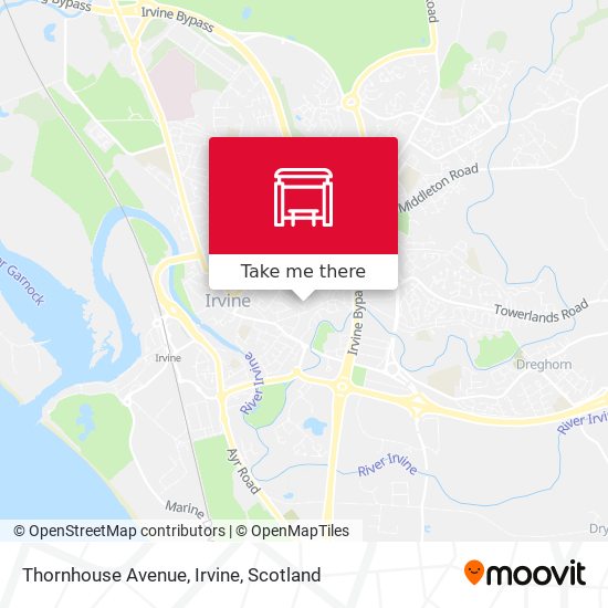 Thornhouse Avenue, Irvine map