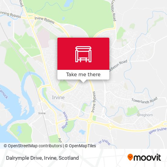 Dalrymple Drive, Irvine map
