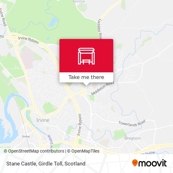 Stane Castle, Girdle Toll map