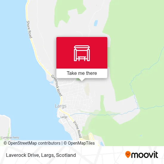 Laverock Drive, Largs map