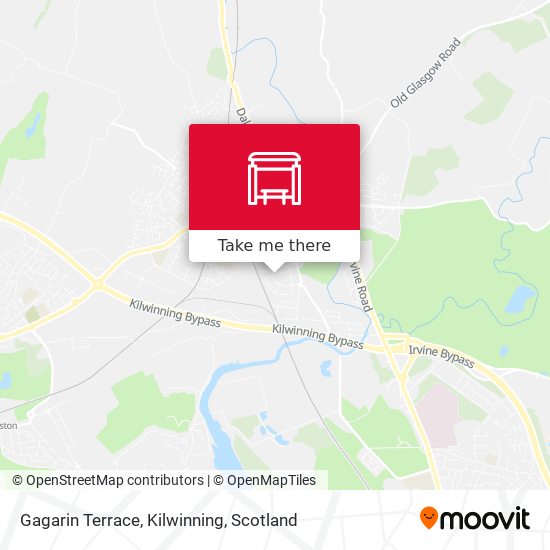 Gagarin Terrace, Kilwinning map