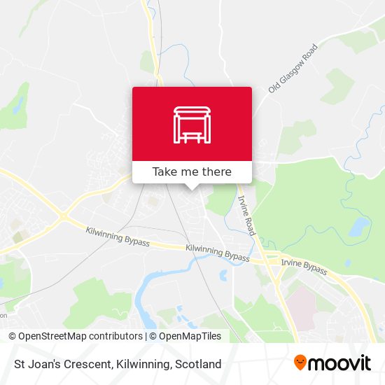St Joan's Crescent, Kilwinning map
