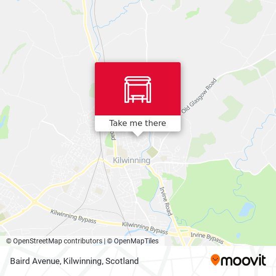 Baird Avenue, Kilwinning map