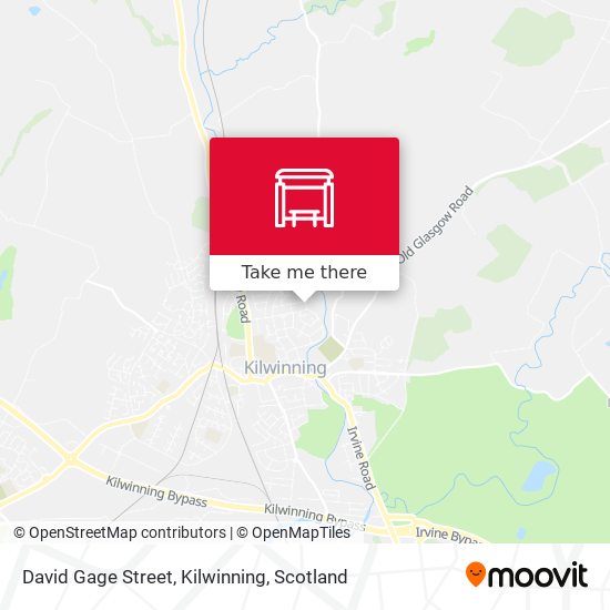 David Gage Street, Kilwinning map
