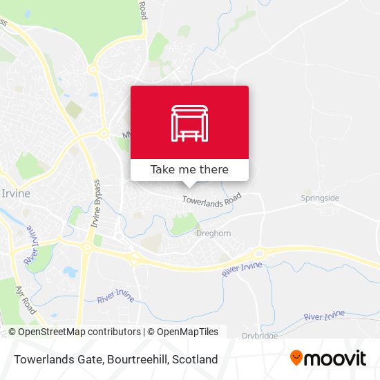 Towerlands Gate, Bourtreehill map