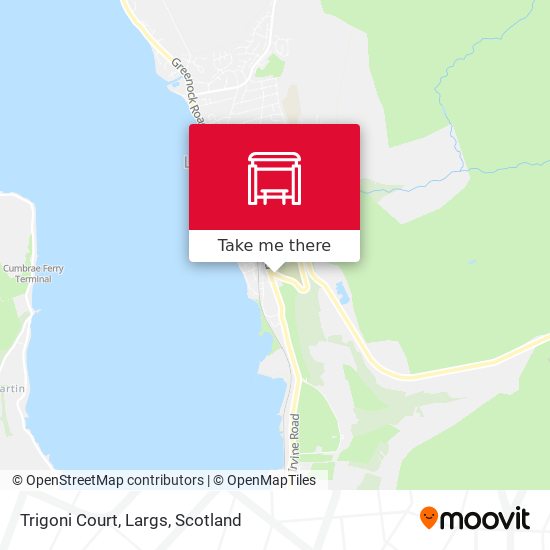 Trigoni Court, Largs map