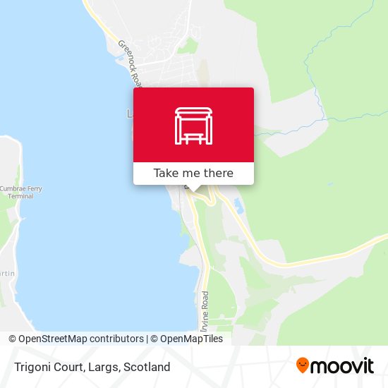 Trigoni Court, Largs map