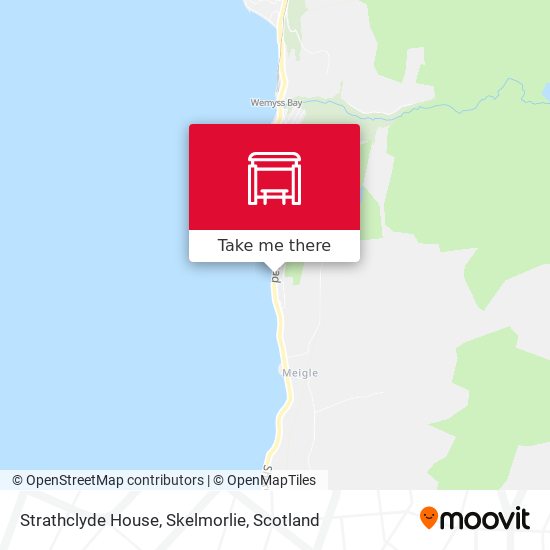 Strathclyde House, Skelmorlie map