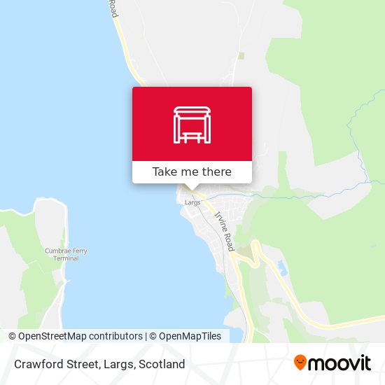 Crawford Street, Largs map