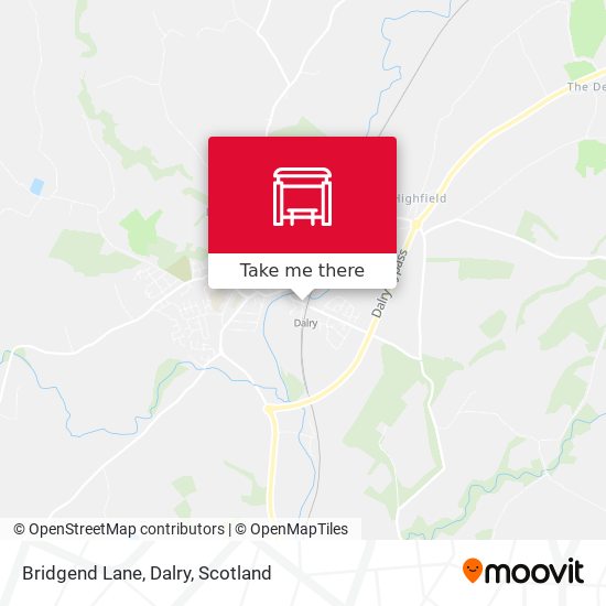 Bridgend Lane, Dalry map