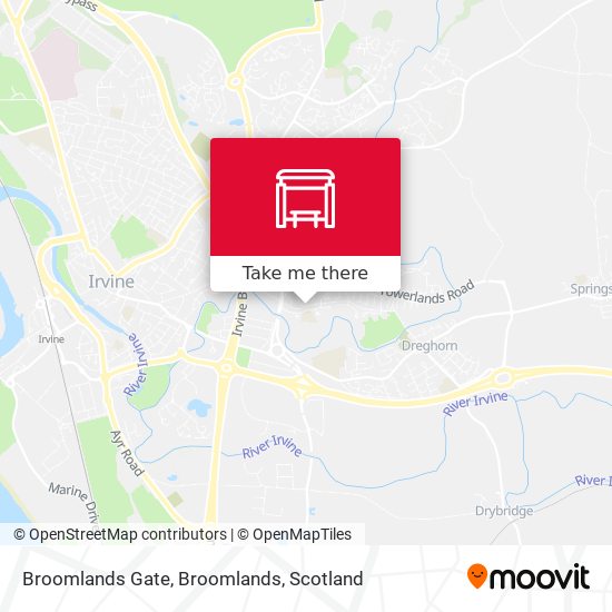 Broomlands Gate, Broomlands map