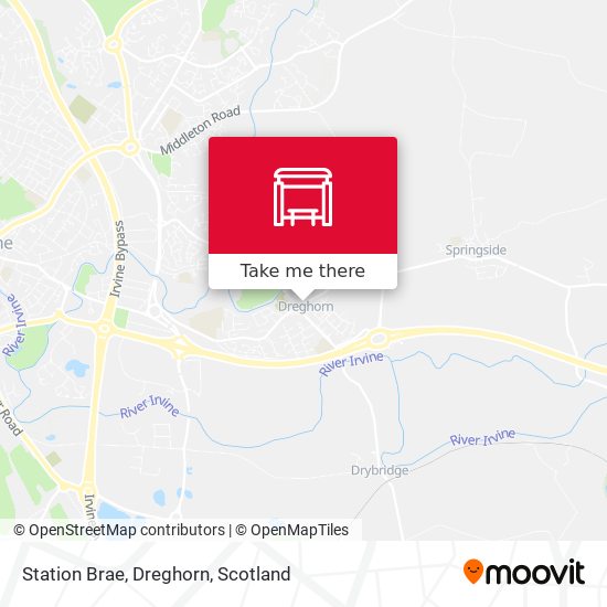 Station Brae, Dreghorn map