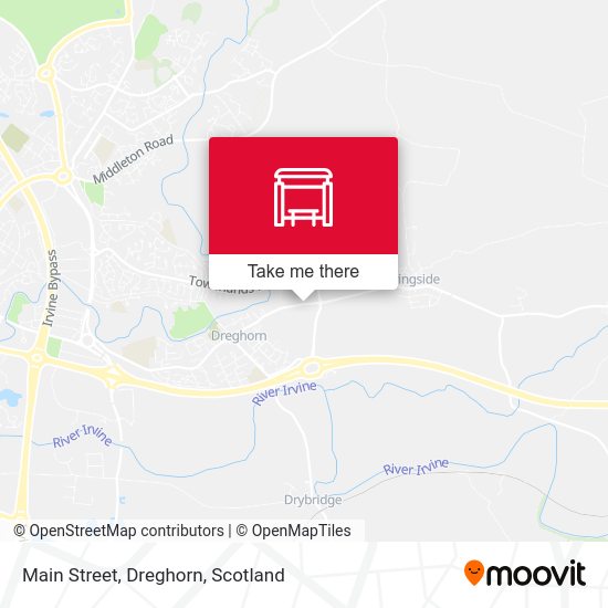 Main Street, Dreghorn stop Routes, Schedules, and Fares