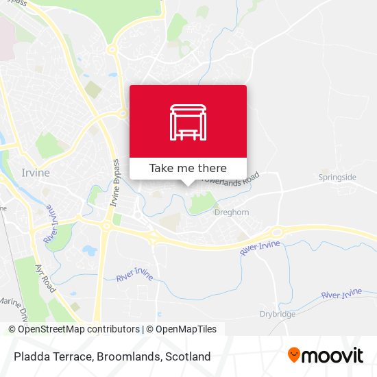 Pladda Terrace, Broomlands map