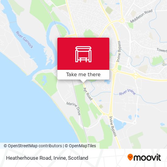 Heatherhouse Road, Irvine map