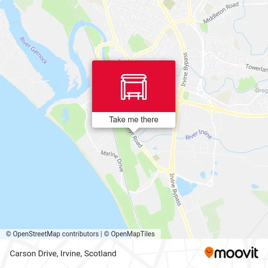 Carson Drive, Irvine map