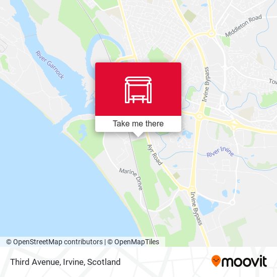 Third Avenue, Irvine map