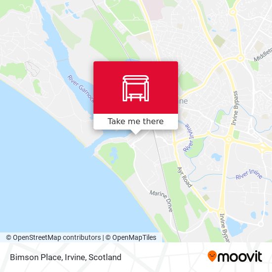 Bimson Place, Irvine map