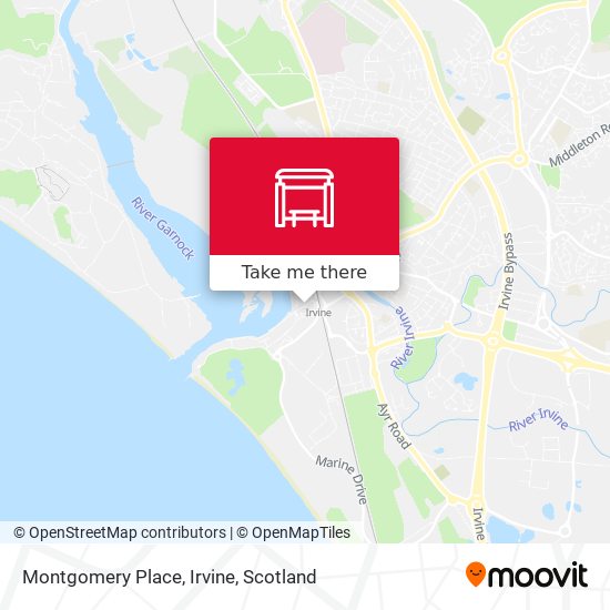 Montgomery Place, Irvine map