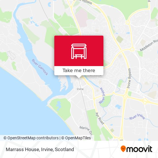 Marrass House, Irvine map