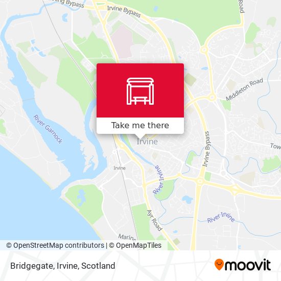 Bridgegate, Irvine map