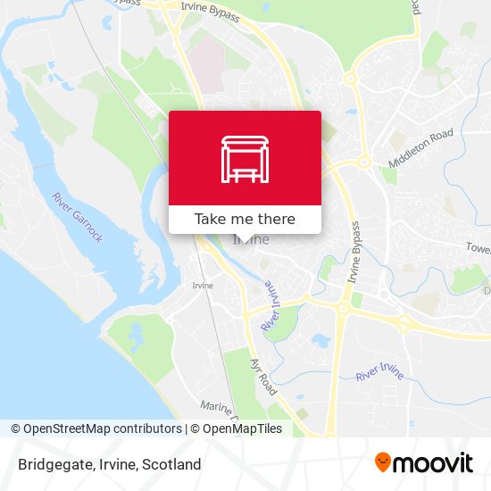 Bridgegate, Irvine map
