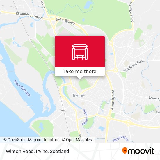 Winton Road, Irvine map