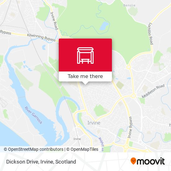 Dickson Drive, Irvine map