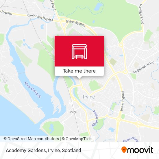Academy Gardens, Irvine map
