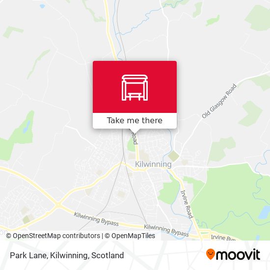 Park Lane, Kilwinning map