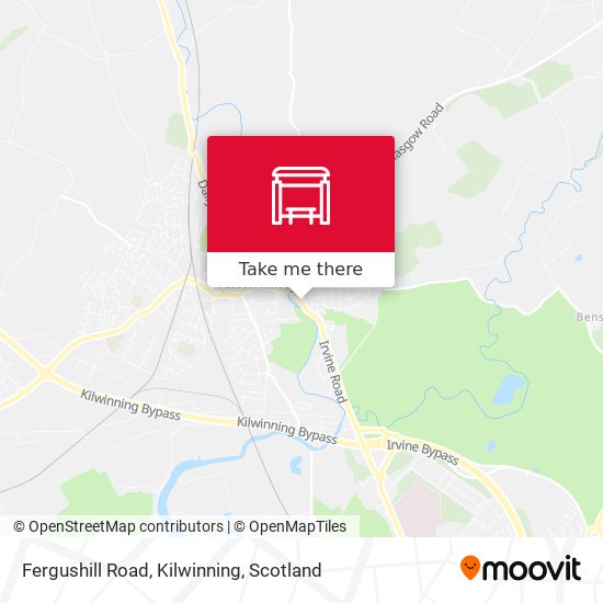 Fergushill Road, Kilwinning map