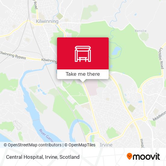 Central Hospital, Irvine map