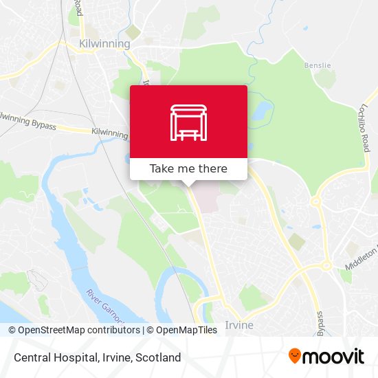 Central Hospital, Irvine map