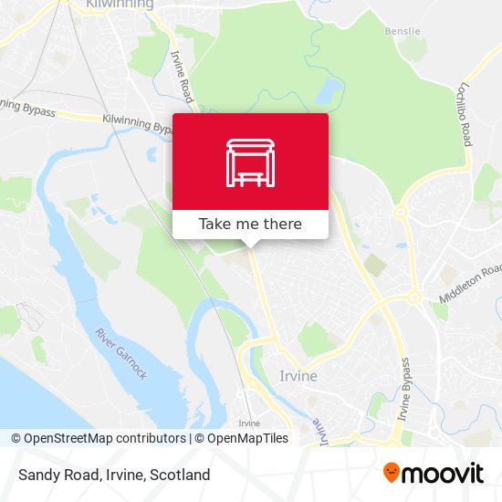 Sandy Road, Irvine map