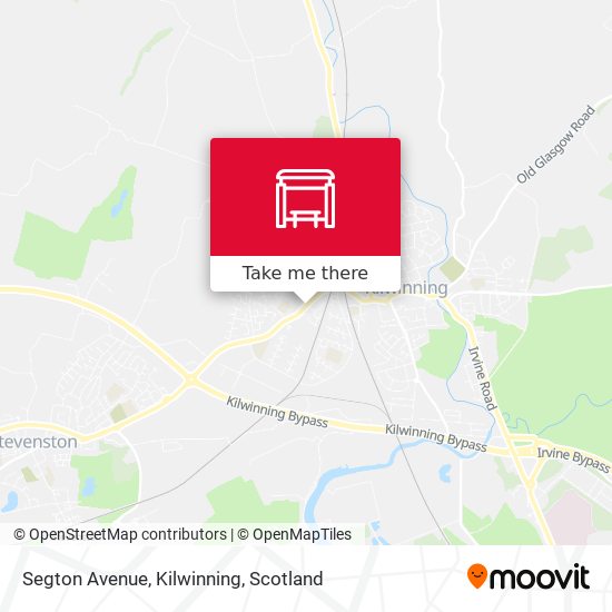 Segton Avenue, Kilwinning map
