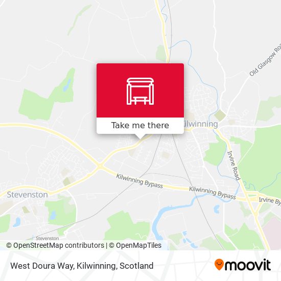West Doura Way, Kilwinning map