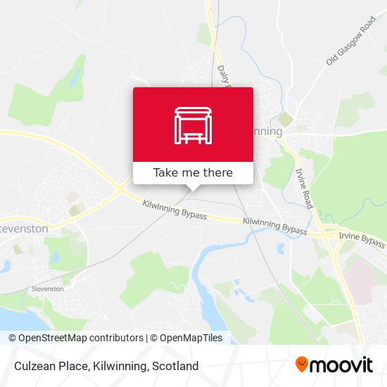 Culzean Place, Kilwinning map