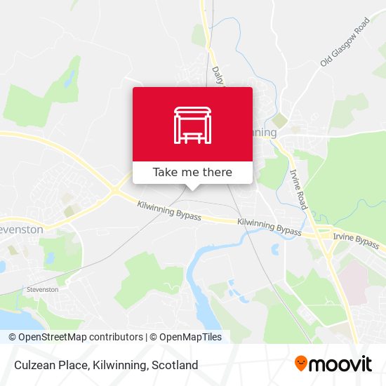 Culzean Place, Kilwinning map