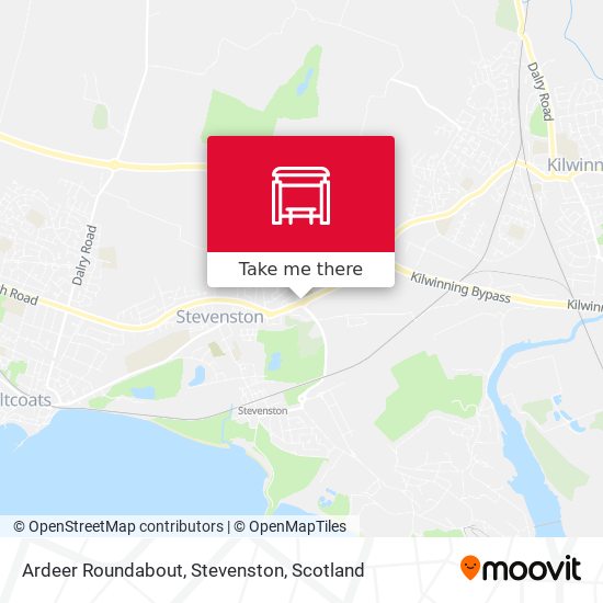Ardeer Roundabout, Stevenston map