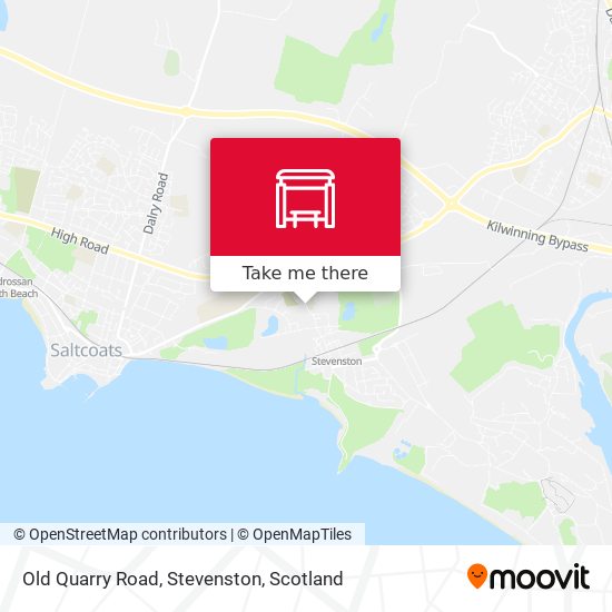Old Quarry Road, Stevenston map