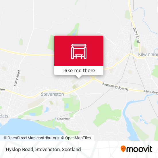 Hyslop Road, Stevenston map